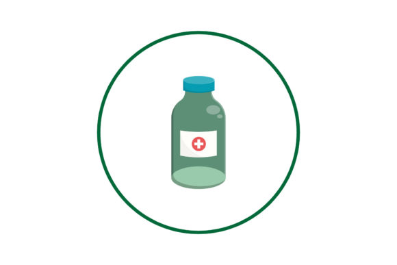 Medical Icon Syrup Medicine Design Art Review