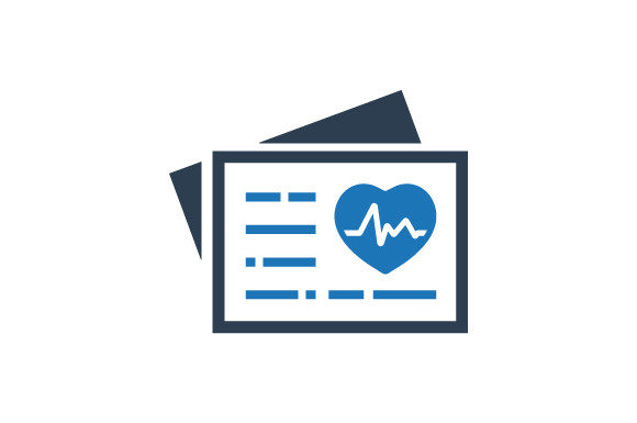 Medical Journal Icon: A Versatile Design for Embroidery