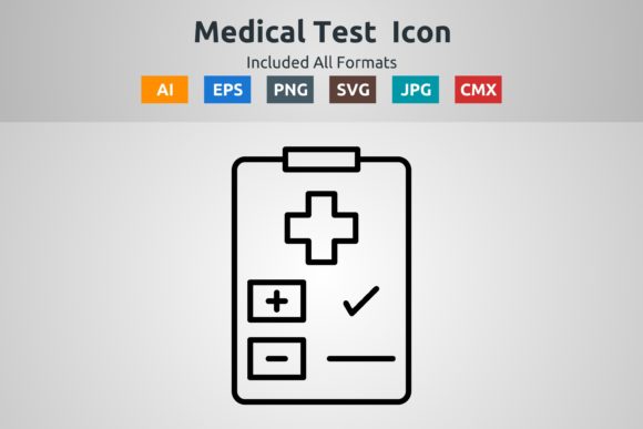 Medical Test Vector Outline Icon: A Designer's Take