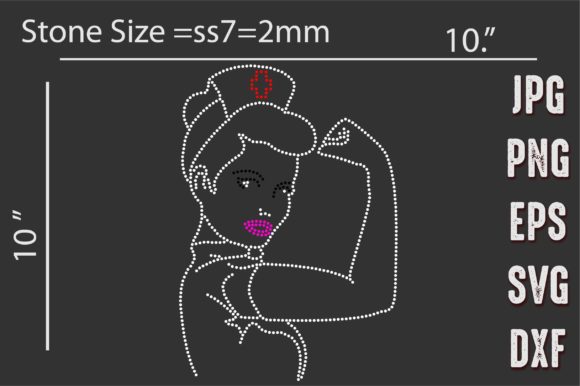 Nurse Rhinestone: A Sparkling Addition to Your Embroidery