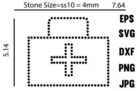 Nurse Rhinestone Template: A Versatile Design