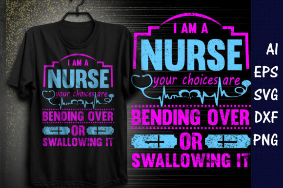 Nurse T-Shirt Design: A Bold and Playful Choice