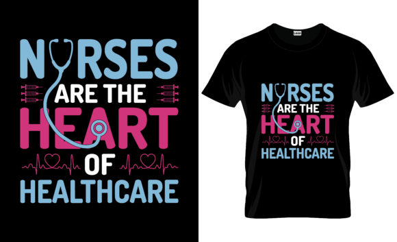 Nurse T-Shirt Design Vector Graphic 3