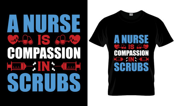 Nurse T-Shirt Design Vector Graphic 6