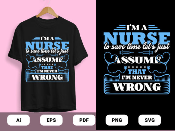 Nurse T-Shirts Design: A Dual Color Embroidery Review