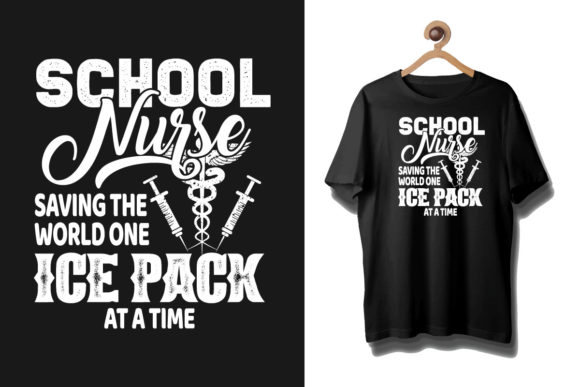 Nurse Typography T-Shirt: A Stylish Tribute to Healthcare Heroes