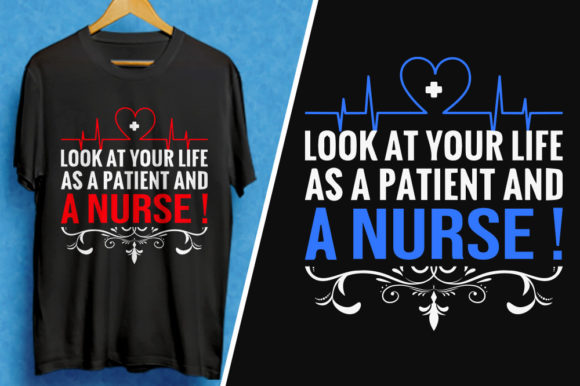 Nurse Typography T-shirt Design Review