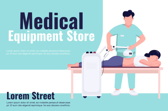 Review: Medical Equipment Store Banner Flat
