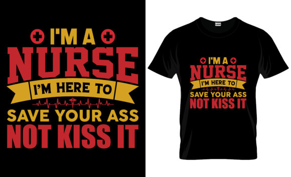 Review: Nurse T-Shirt Design Vector Graphic 5