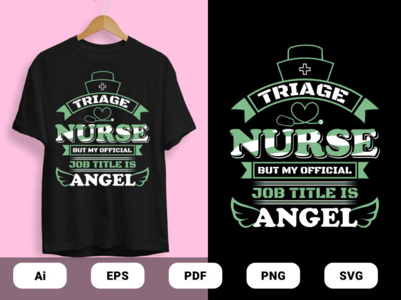 Review of Triage Nurse T-shirts Design in 2 Colors