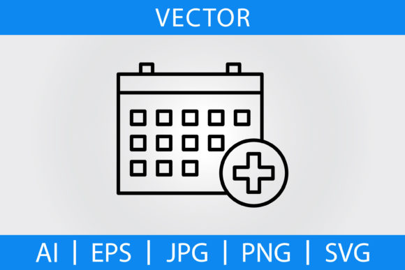 Vector Medical Appointment Line Icon Review
